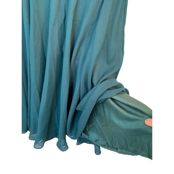 VTG Scala Bead Evening Gown Size 12 Green Mother Bride Formal Dress 9048 - Picture 13 of 13